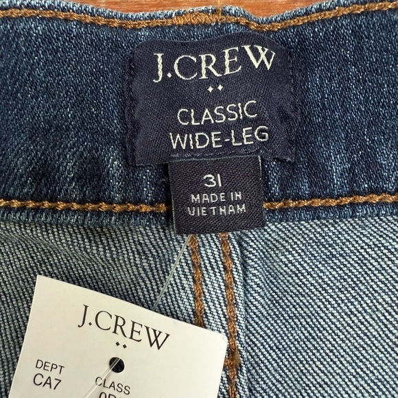 J. Crew Classic Wide Leg All Day Stretch Jeans NWT - Picture 8 of 9